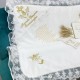 Крижма для дівчинки "Від хрещеної мами" + торбинка Крижма для дівчинки "Від хрещеної мами" + торбинка